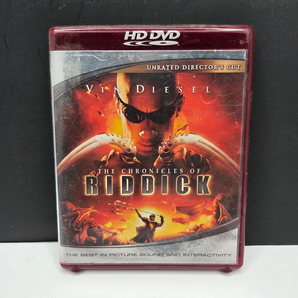 The Chronicles of Riddick HD DVD Unrated Director's Cut Vin Diesel Sci-Fi Action